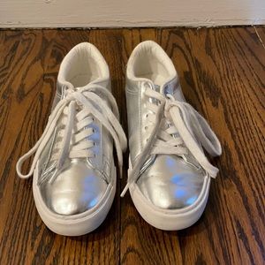 Polo Ralph Lauren Silver Sneakers
